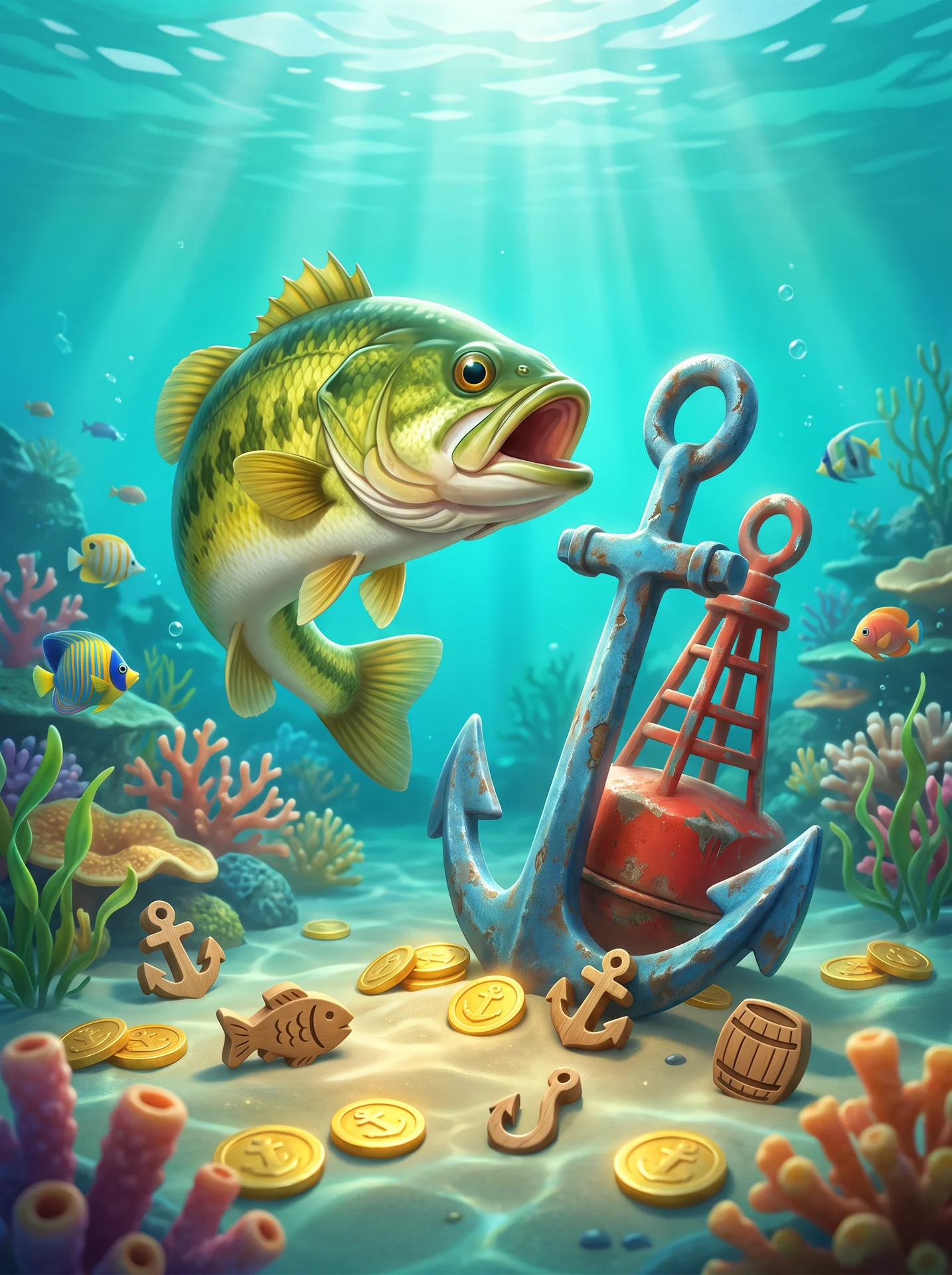 Anchor catch card artwork