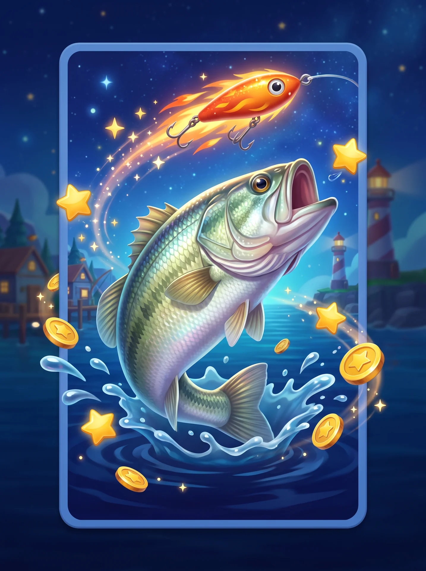Comet catch card artwork